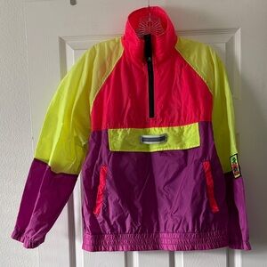 Vintage Neon Ocean Pacific Extreme Air Anorak Jacket